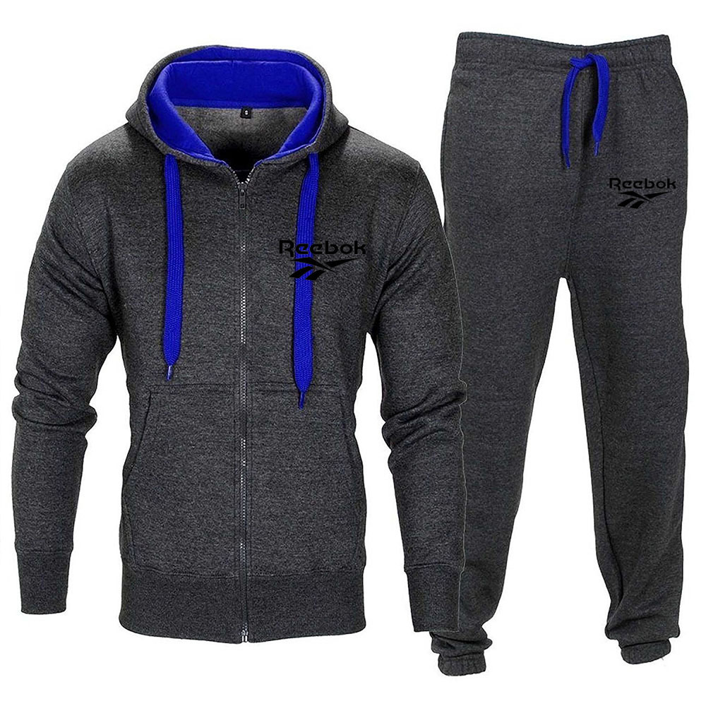 

2021 Men Set Fashion Sportswear Sweatsuit Male Sweat Track Suit Jacket Hoodie with Pants Mens Sporting Suits fashions Jogging Suitss -3XL Asian size