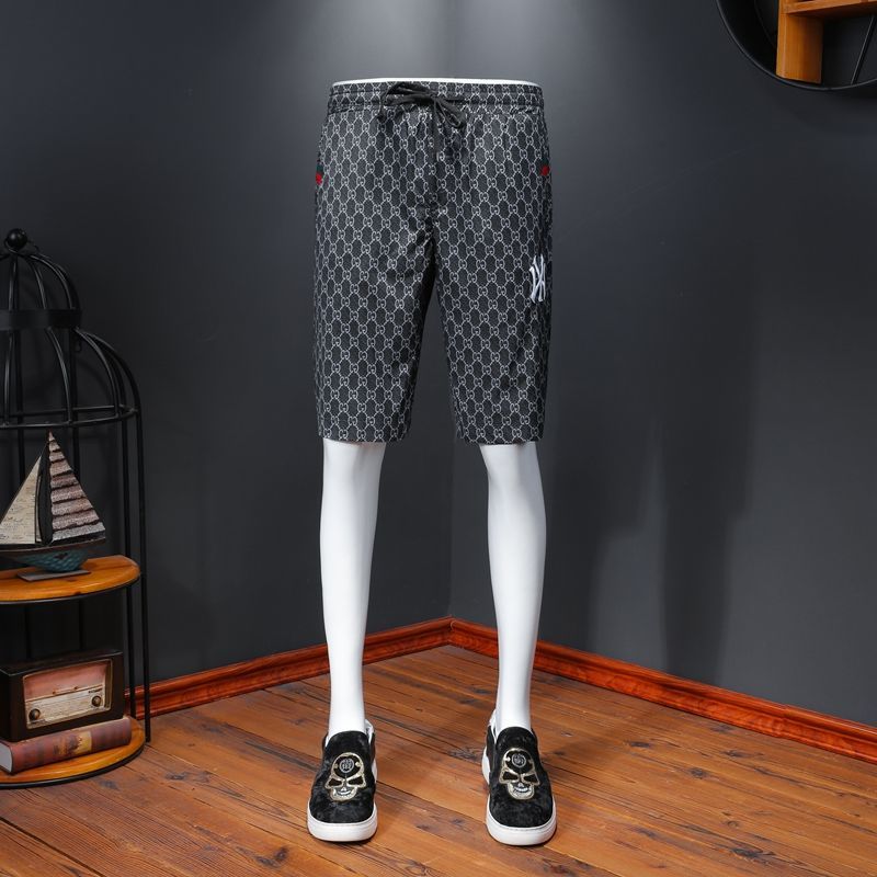 

Polo Light Shorts Men's Summer New Brand Ins Ice Silk / 5 Korean Double Beach Pants Fashion, White;black