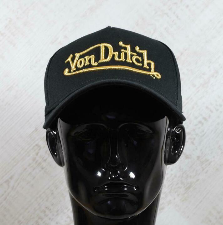

Mens women Von Dutch 3D Embroidered Cap Black/Gold, Blue;gray