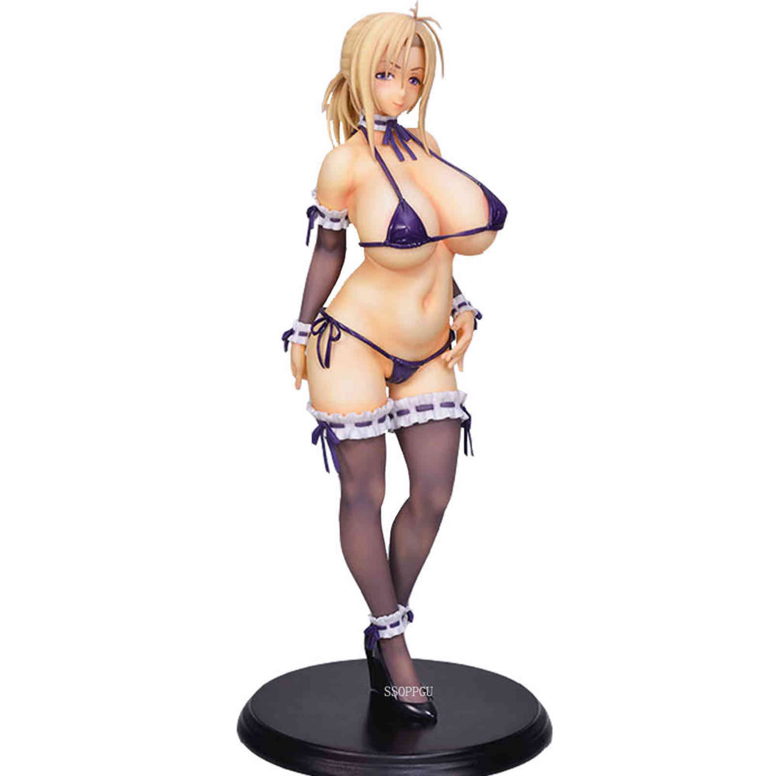 

30cm 1/5 Anime Q-six SISTERS Akiko Kamimura Wonder Festival Sexy Girls PVC Action Figure Toy adult Collection Model Dolls Gifts H1105, 30cm no retail box
