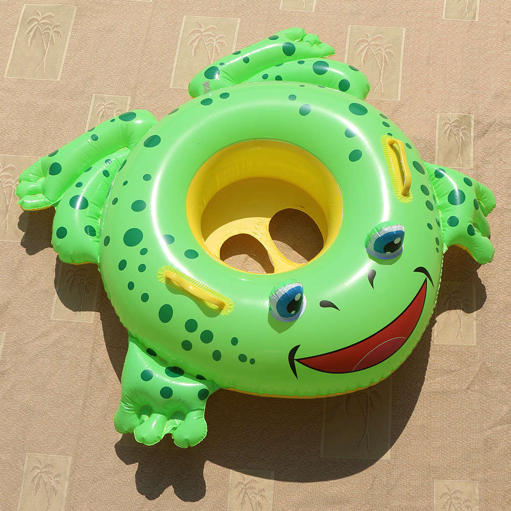 

Swimming ring Inflatable frog seat PVC children's water swimming ring and baby life buoy