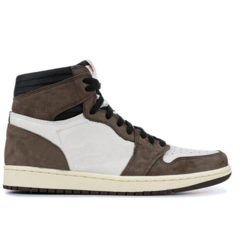 

2021 Top Quality Man Sport Shoes Jam 1 Retro High Travis Scotts With Original Box Women Cactus Jack Sneaker Size 36-46