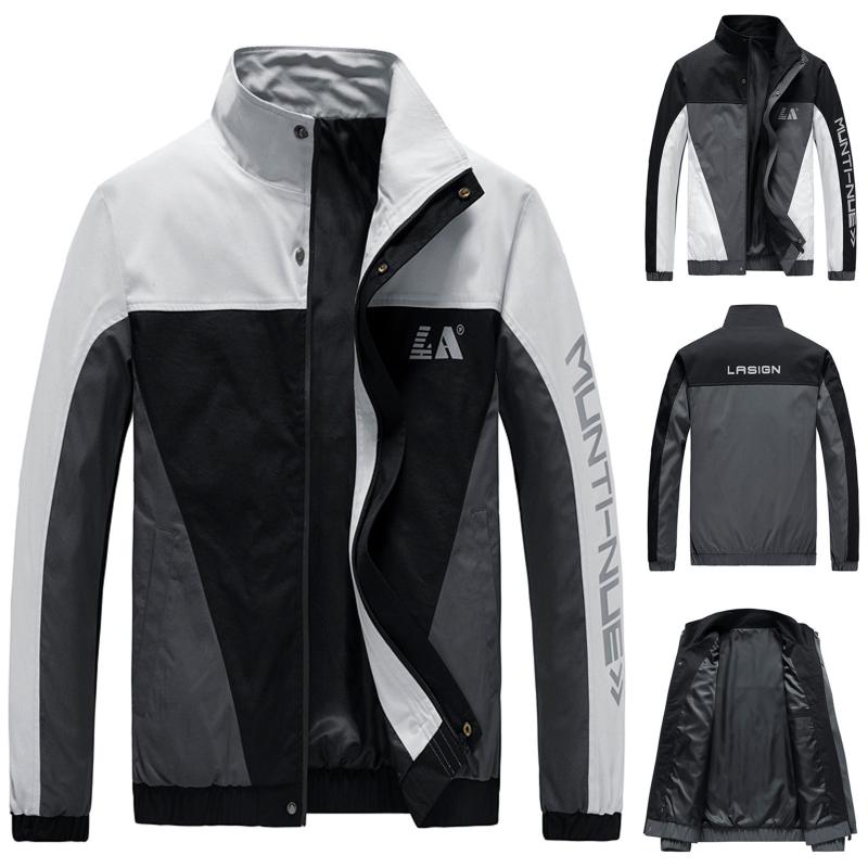 

Men's Jackets Sleeve Long Jacket Casual Autumn&Winter Pockets Men With Coats Blouse &, Black