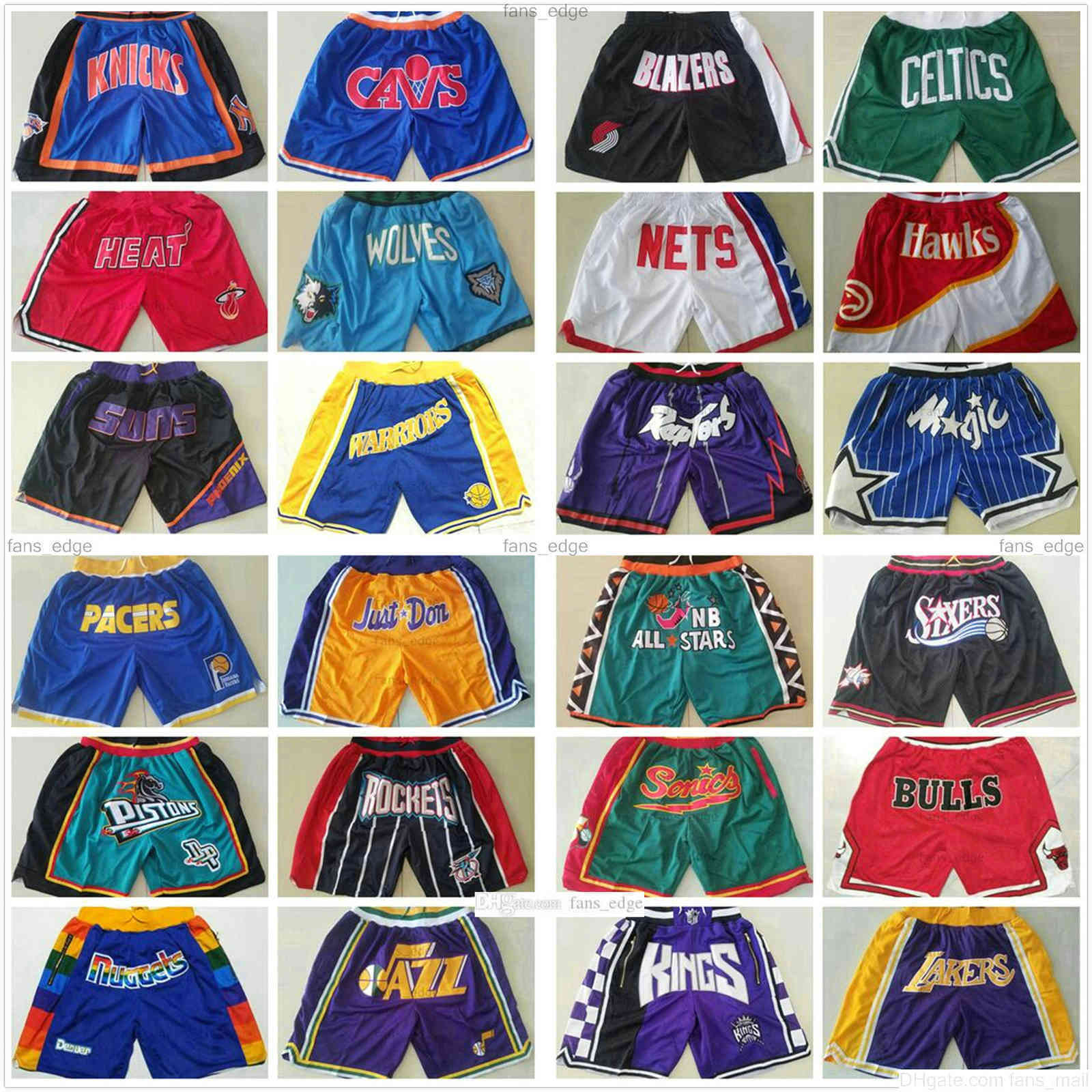 

Top Quality All Team Just Don Basketball Shorts Hip-Hop Sport Wear Zipper Pant With Pocket Stitched Retro Classic Mesh Sweatpant Wholesale, Tell us which one