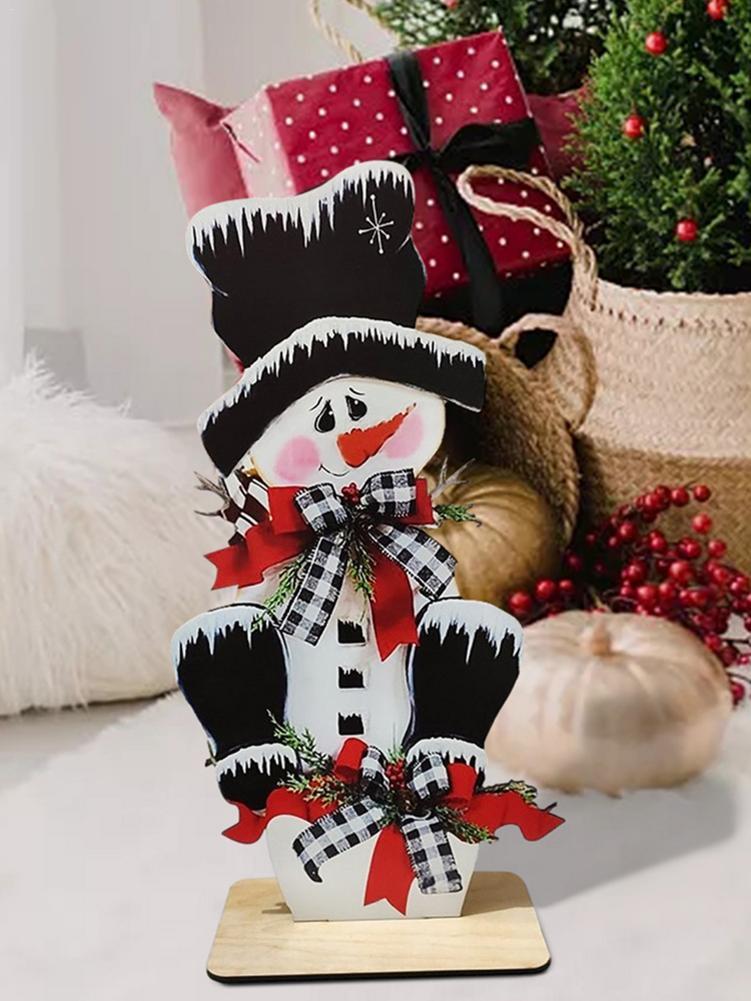 

Christmas Decorations Wood Snowman Table Decoration - Centerpieces For Tables Signs Wooden Decorat