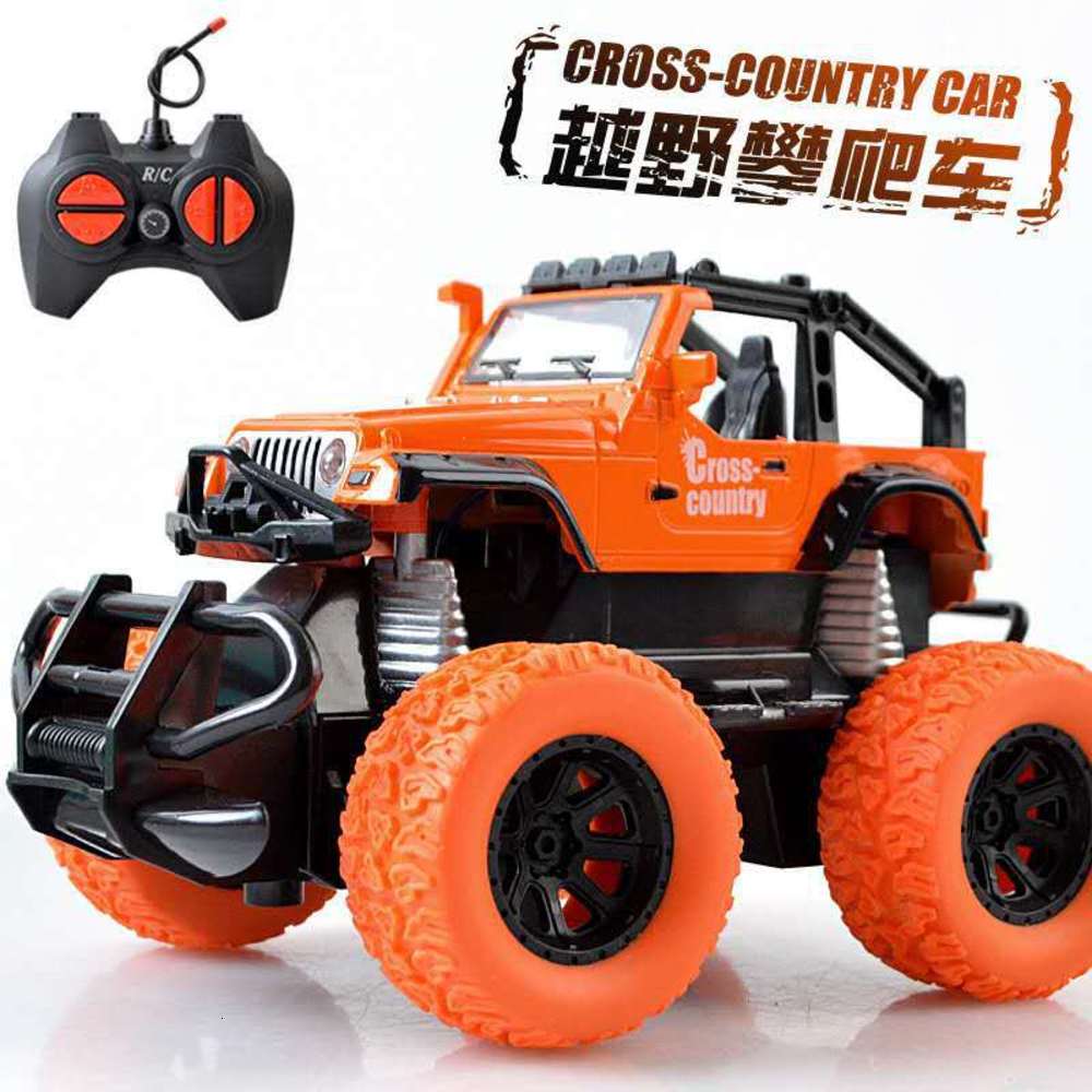 

Electric/RC Car Children's four-way electric wireless remote control off road vehicle model boy car toy