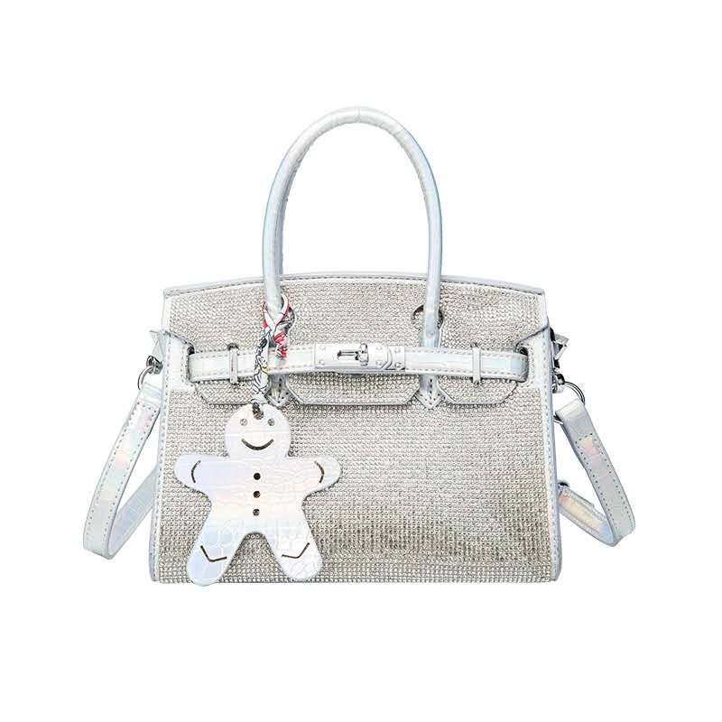 

luxury designer bags High-quality large-capacity Colorful diamond platinum bag water drill women 2021 type wet hand-held sidebag