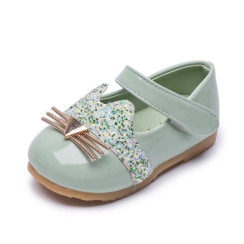 

First Walkers 2022 Spring Baby Girls Shoes Leather Born Sweet Princess Soft Sole SOH019