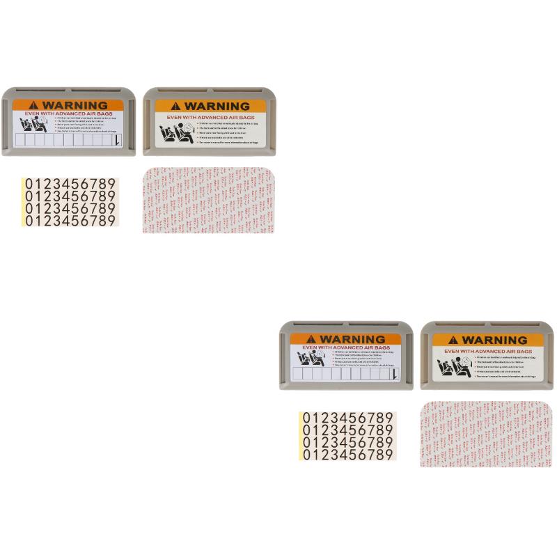 

Car Organizer 4 Pcs Sun Visor Parking Cards Holder Clip