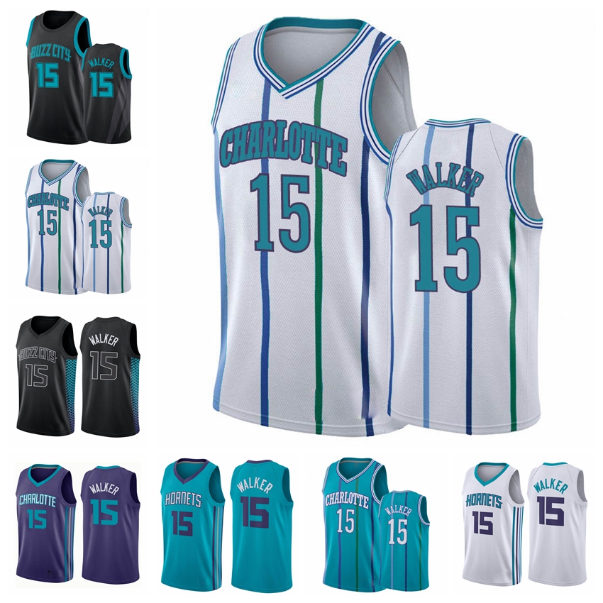 

Basketball Jersey CharlotteHornetsMEN Kemba Walker Black Icon