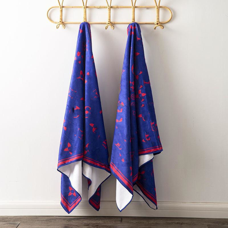 

New Arrivals High quality Beach Towel Fashion Letter Printed Women Home Bath Towel Wholesale Microfiber Girl Long Towel Gifts Sets