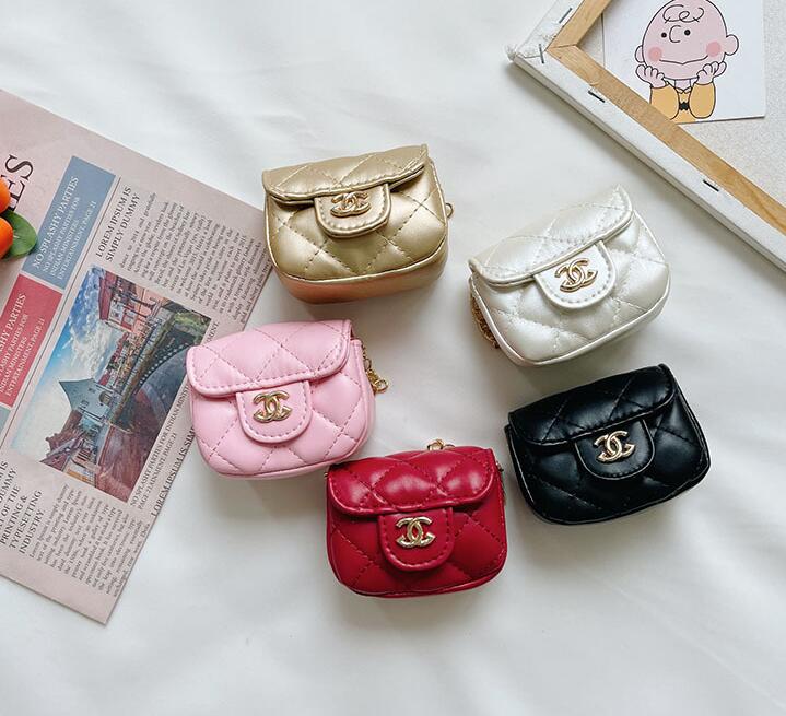 

Girls Handbags Kids Purse Cross-body Bags 2021 Fashion 5 Colors Kid Shoulder Bag Children Candies Christmas Gifts Wallets C06, Black