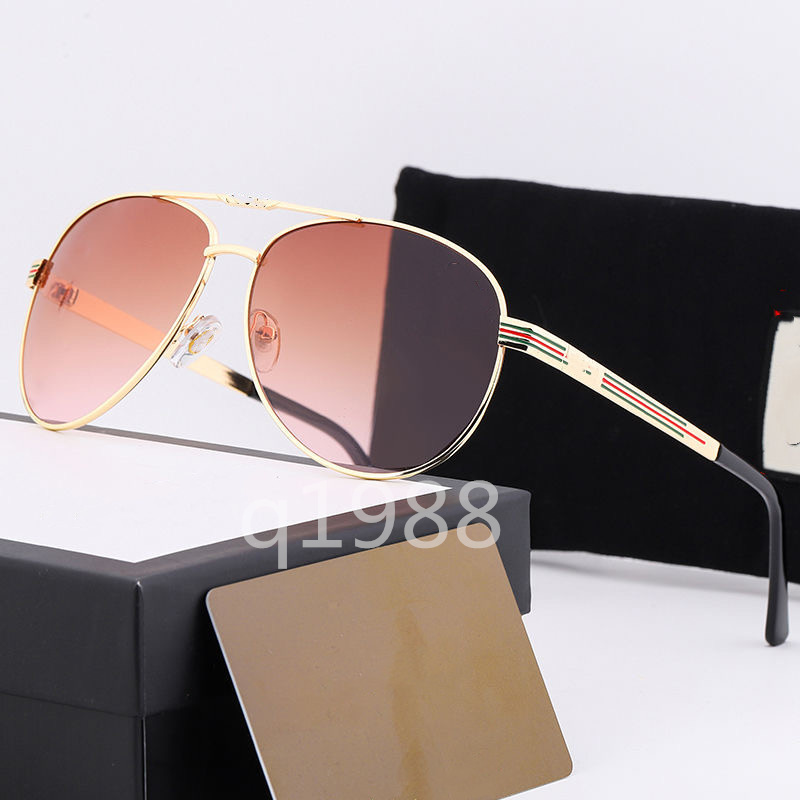 

2021Men Beach Sunglasses Summer Goggle Driving Man Sunglasses 6 Colors Highly Quality with Box
