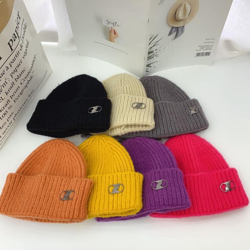 

Beanies Style Cotton Warm Couple Hats Fashion Casual Hooded For Boys And Girls Knitted