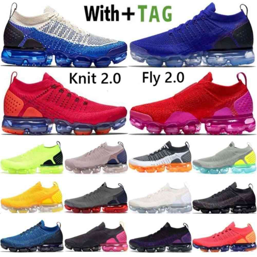 

2021 Top Quality Cushion OG Knit Fly 2.0 Mens Running Shoes Designer Sapphire Blue Safari CNY Red Fuchsia Men Women Sneakers T ulanbatorn, Black