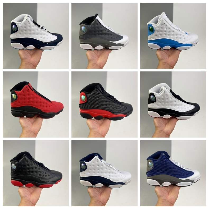 

2021 New 13 He Got Game basketball shoes men Reverse Bred Atmosphere Grey Flint Blue DJ5982-602 Running shoes Size 40-47, 001