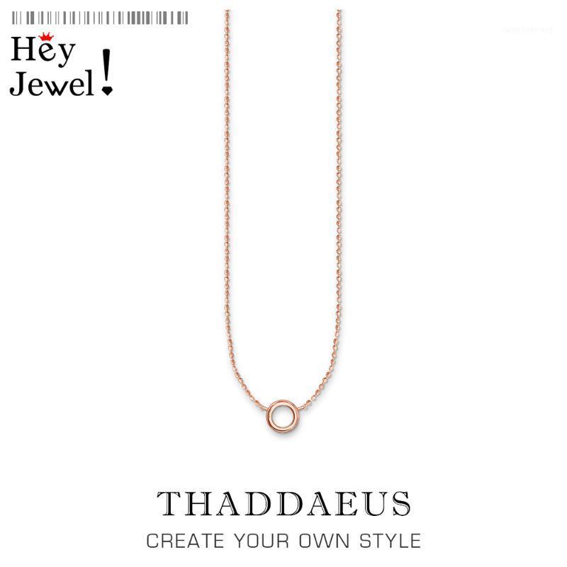 

Charm Necklace Simple Chi,2021 Spring Brand Strand Fashion Jewelry Europe Style 925 Sterling Silver Bijoux Gift For Women Chains