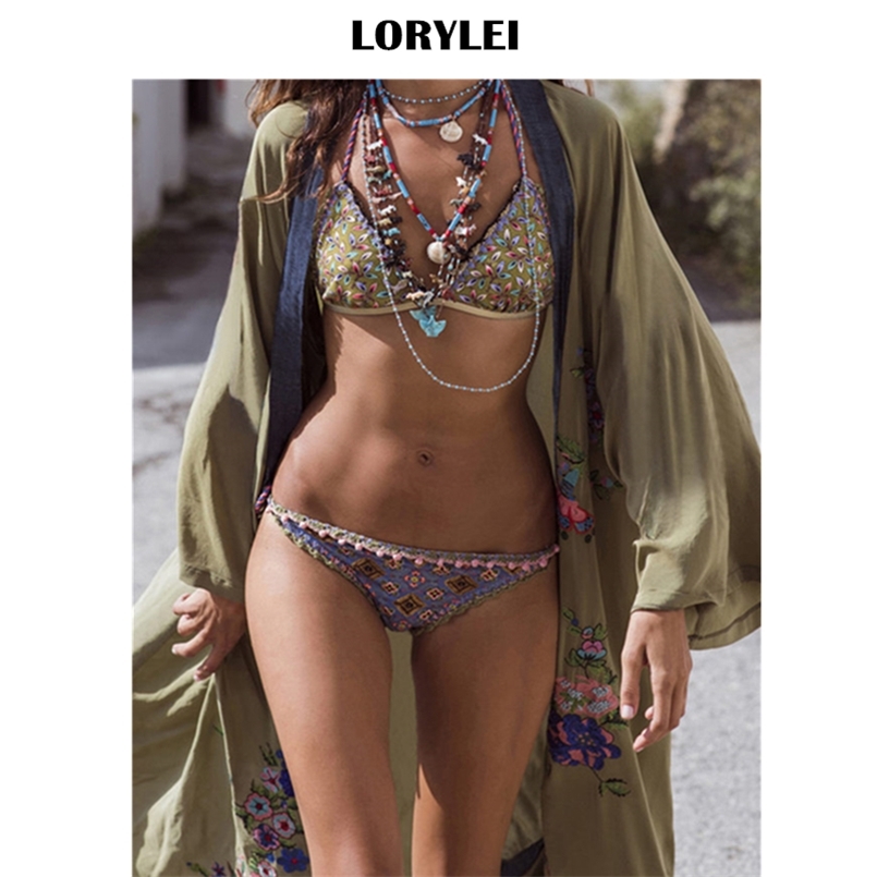 

Embroidery Kaftan Beach Tunic Cover up Saida de Praia Swimsuit Women Bikini cover Pareo Sarong wear Q882 210708, Q14