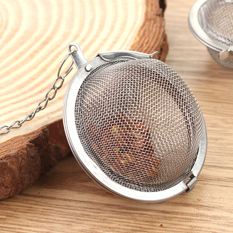 

Durable Stainless Steel Tea Infuser Strainer Sphere Locking Spice Herb Tea Ball Mesh Infusers Filter Strainers Teaware Kitchen Accessories JY0028