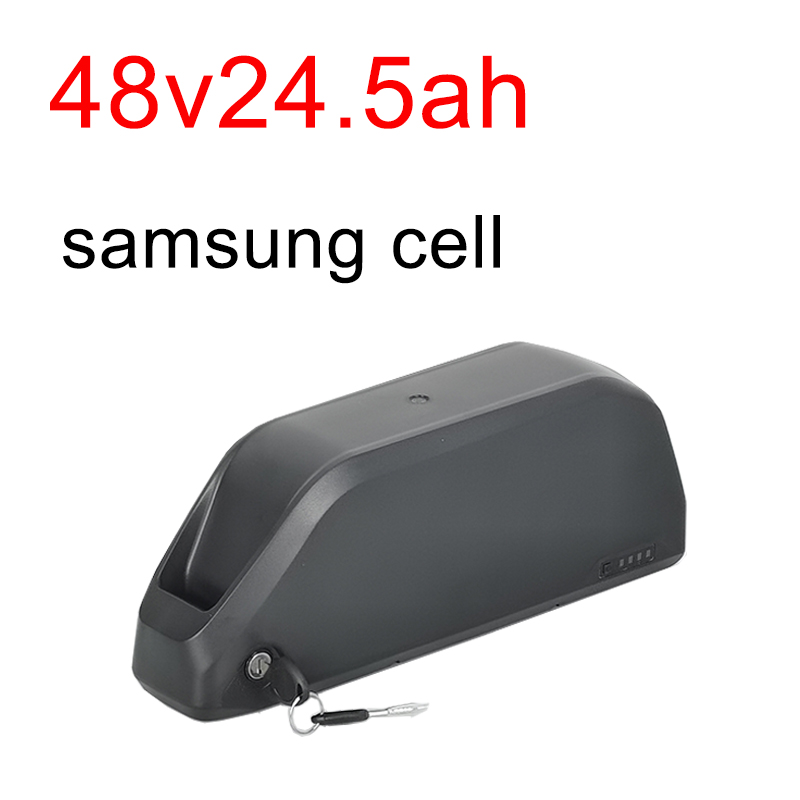 

Polly Battery 48v 24.5Ah 21ah 20.5ah 19.2ah with Samsung Lithium Cell 18Ah 52V Downtube ebike Batteries for 1000W 750W 500W Motor with charger