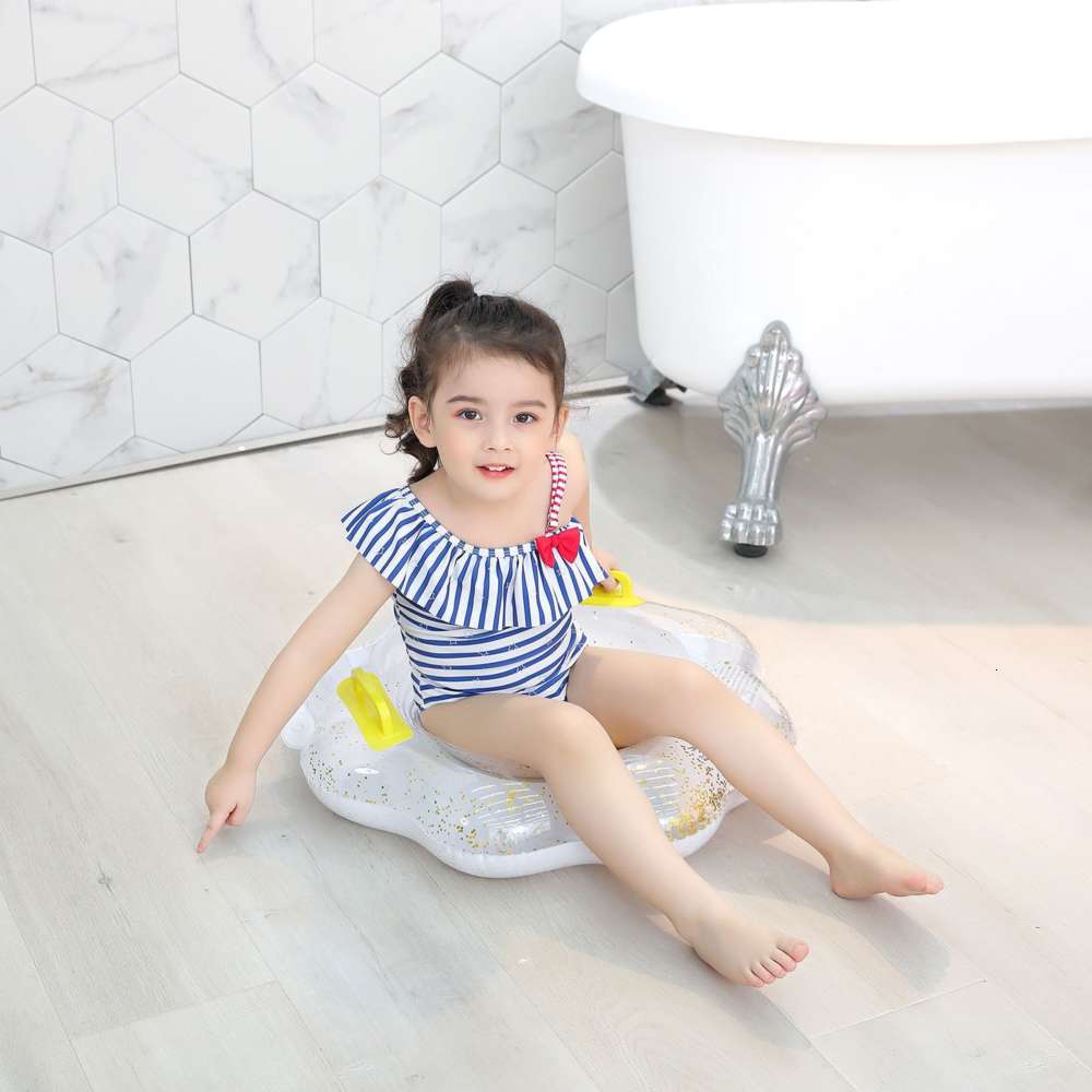 

Swimming ring Jialan thickened Sequin Flower children inflatable seat rollover baby swimming armpit ring