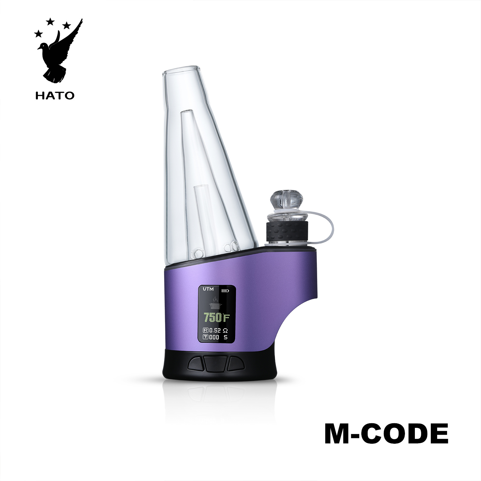 

M-CODE erig Wax Atomizer kit 2600mAh Temperature adjustable TC Vape Mod Concentrate Shatter Dab Rig Dry Herb Vaporizer
