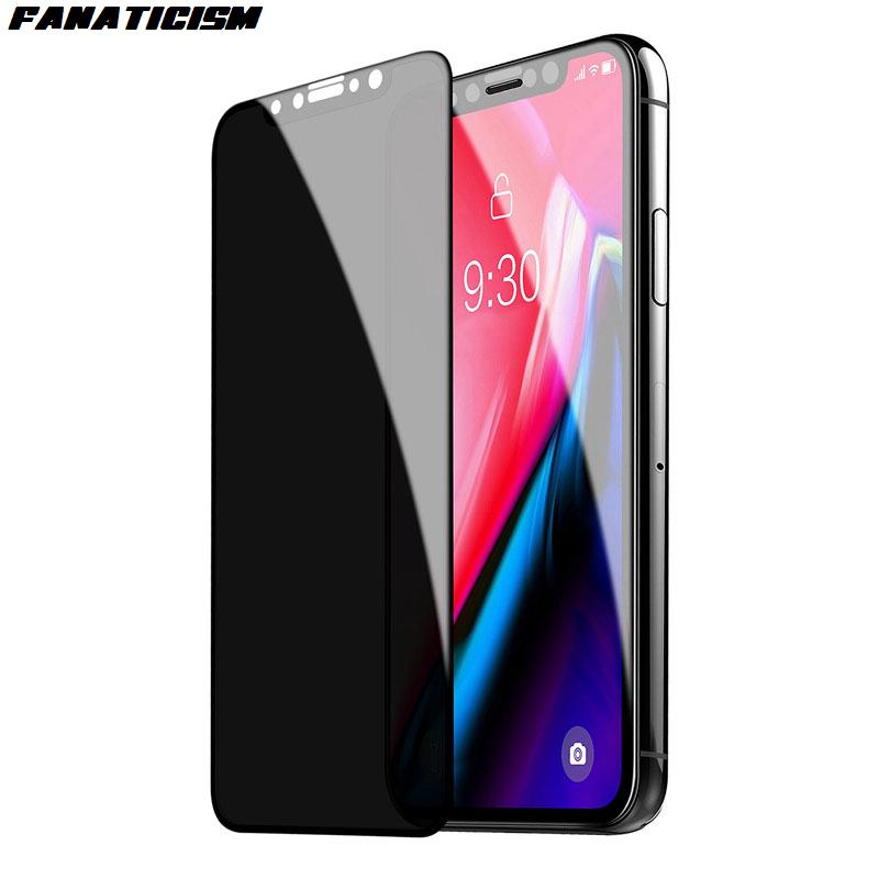 

Cell Phone Screen Protectors 500pcs Antispy Tempered Glass For 11 Pro Max 6s 7 8 Plus Privacy Protector XS XR