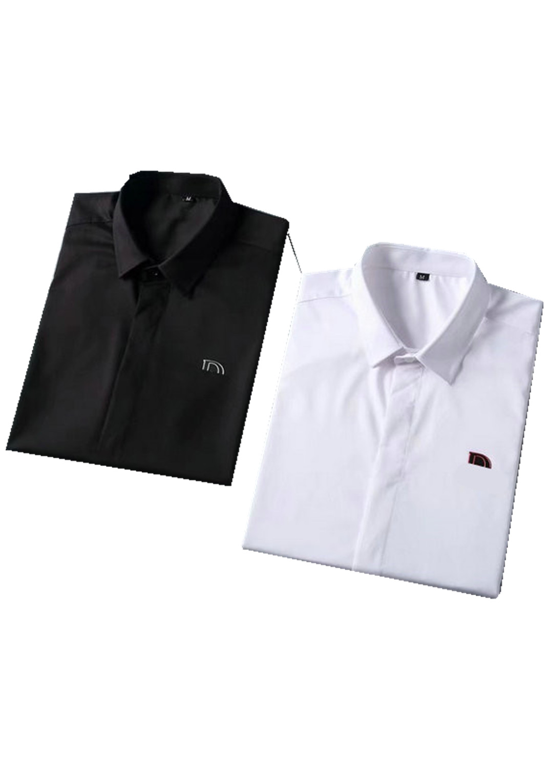 

2021 Luxurys Designers Men's Business Casuals shirt men long sleeve striped slim fit masculina wine social male T-shirts fashion checked -3XL#92, White