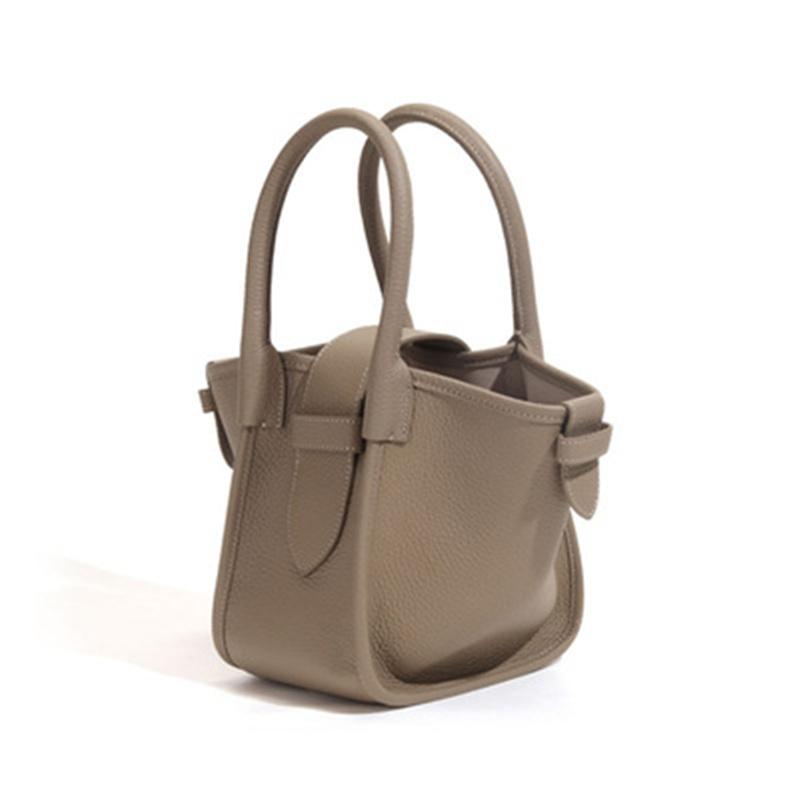 

Duffel Bags Natural Cowhide Leather Women Handbag 2021 Solid Color Large Capacity Tote Bag For Ladies, White