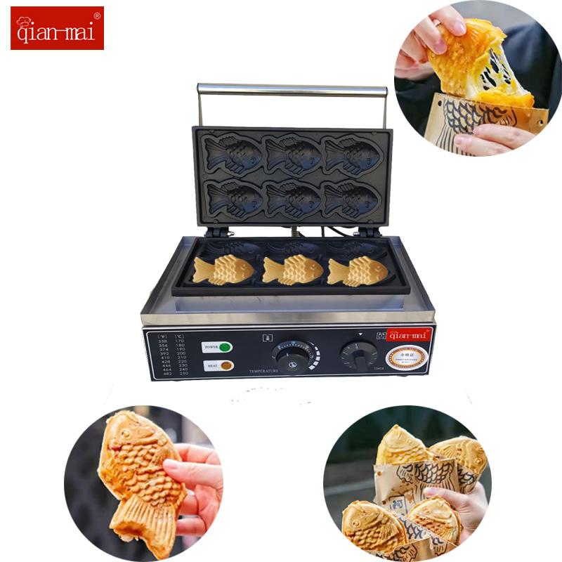

Design Kitchen Equipment Commercial Fish Waffle Sacai Maker Machine Bread Makers