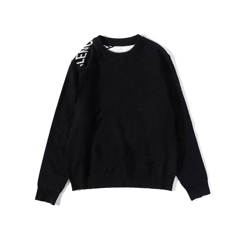 

Fashion Mens Designers Sweater Knitting Hoodie Women Luxuries Sweatshirt Long Sleeve Hoodies Hip Hop Pullover Brand Clothing, White;black