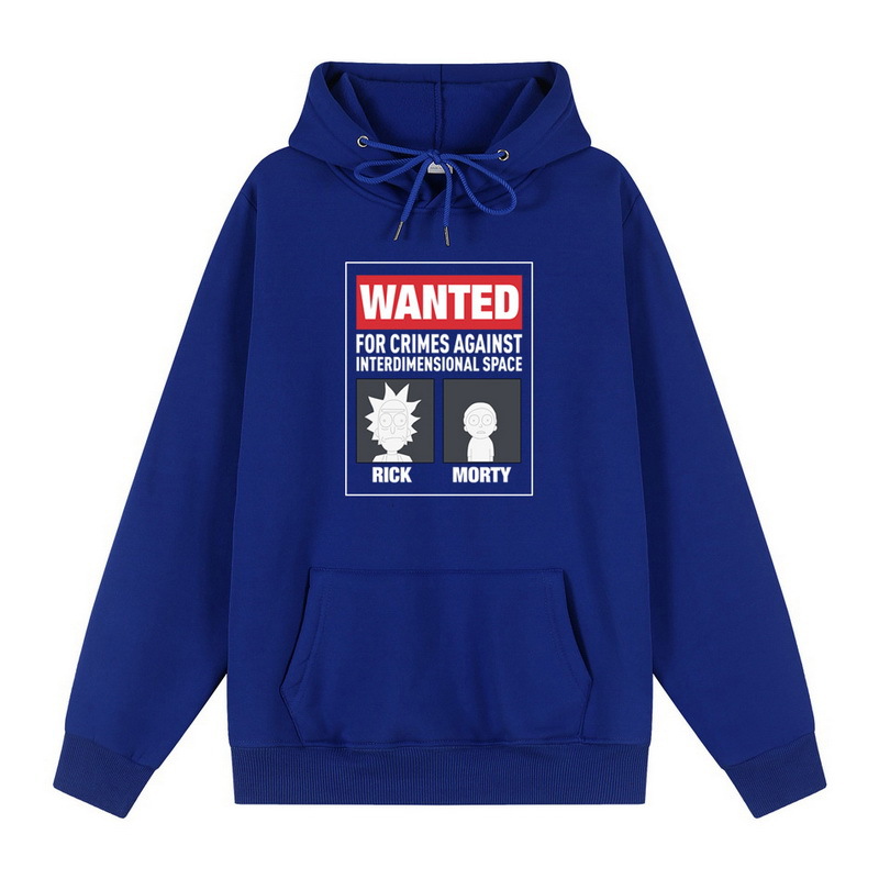 Boîte Animation Pull Rick Pure Pure Pure Pull Fashion Sportswear Sweat à capuche à manches longues Populaire
