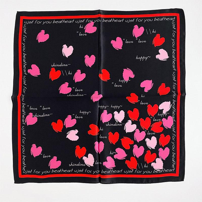 

Scarves 2021 Brand 100% Pure Silk Scarf Women Neck Hair Hijab Foulard Poncho Headband Fashion Print Neckerchief Bandana