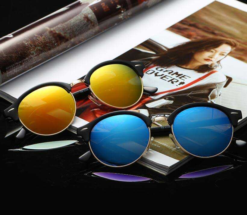 

Brand Luxury\\u00A0designer Sunglasses Vintage Pilot UV400 Protection Mens Womens Designer Out Cycling Fashion sun glasses with case, White;black