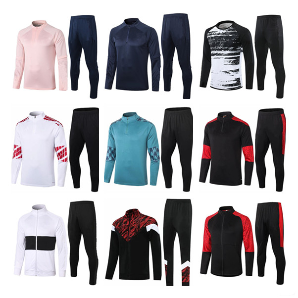 

Top quality 2021 AC Milan adult Soccer training suit survetement 20 21 HIGUAIN CALHANOGLU BONUCCI football Tracksuit