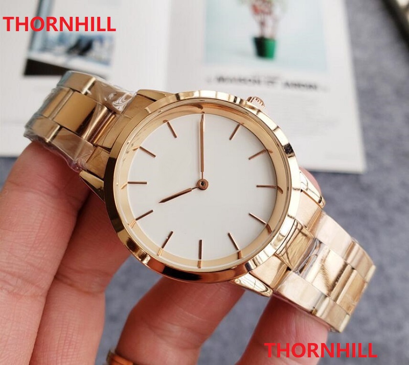 

Top Brand Men Women Watch 32mm 36mm dial High Quality Gold Silver Stainless Steel Quartz Lady Watches, As pic