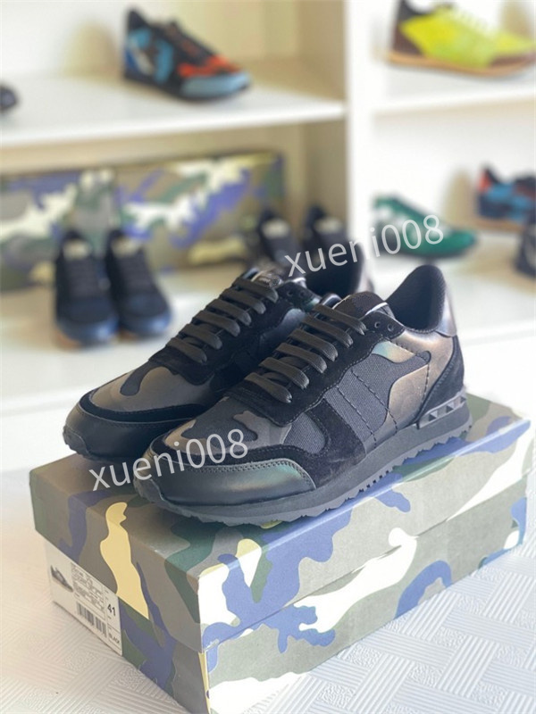 

Designer Brands Spikes 39-46 Sneakers High Top Red Bottom Shoes Luxury Man Rivets Skateboard Casual Walking xg201018, Choose the color