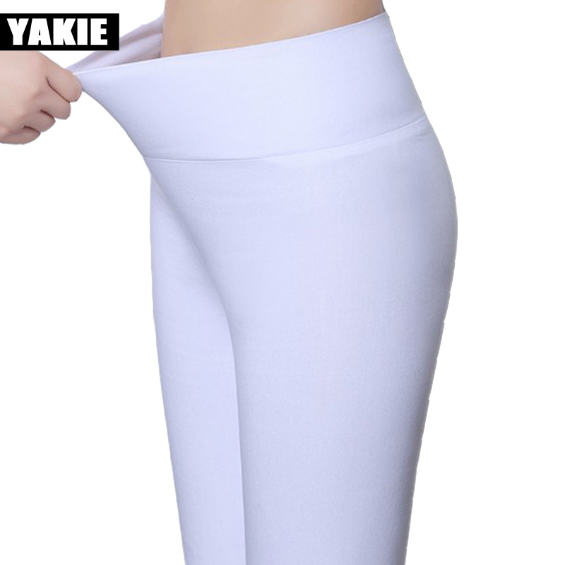 

Plus size 5XL 18 Colors Candy Color Leggings For Women Summer High Waist Stretch office Girls Skinny Leggings Female pants 210519, Dark red