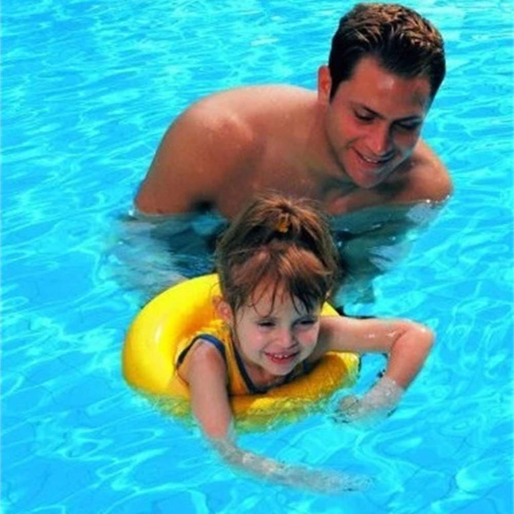 

Swimming ring American children's suit learning swimming circle life jacket 1-4 years old with inflatable canister