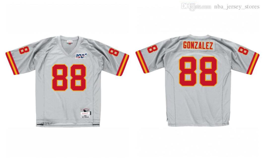 

Stitched football Jersey 88 Tony Gonzalez 2004 Mitchell & Ness retro Rugby jerseys