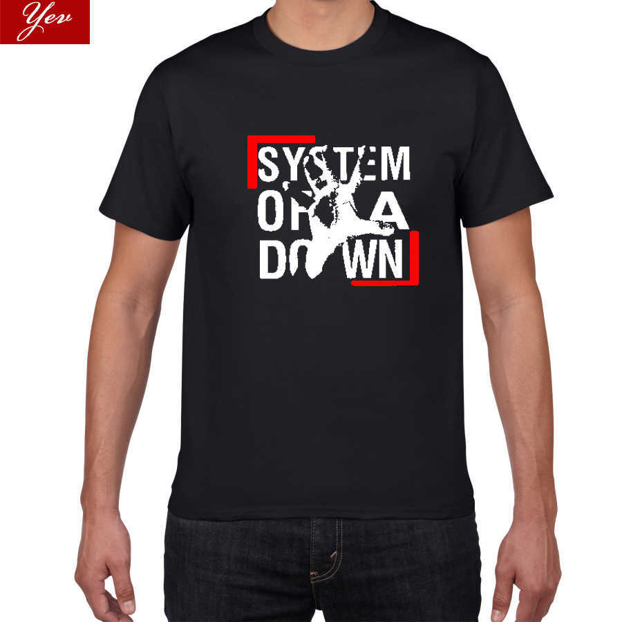 

Harajuku System Of A Down Punk t shirt men 100% cotton Hop-hip TShirt plus size Streetwear Nu-Metal tops Tees 210629, B336 orange