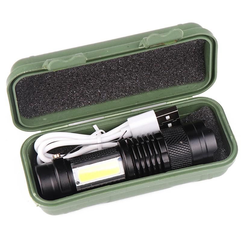 

Night Lights LED Flashligh XP-GQ5 Built Zoom Focus Mini Torch Lamp 2000 Lumens Adjustable Penlight Waterproof Light