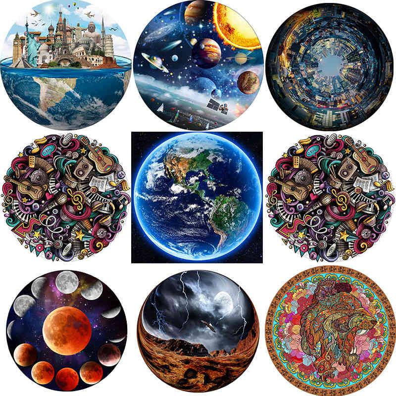 

1000 pieces of paper adult Earth Star City