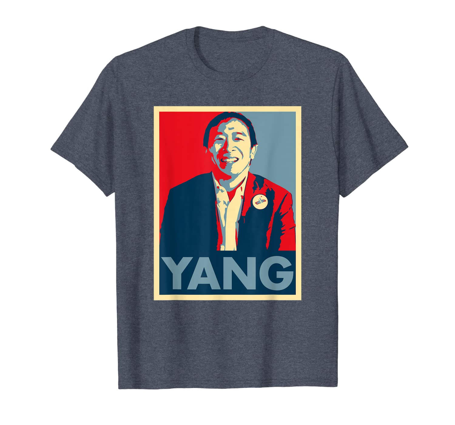 

hope poster andrew yang 2020 t shirt for ubi democrats, White;black