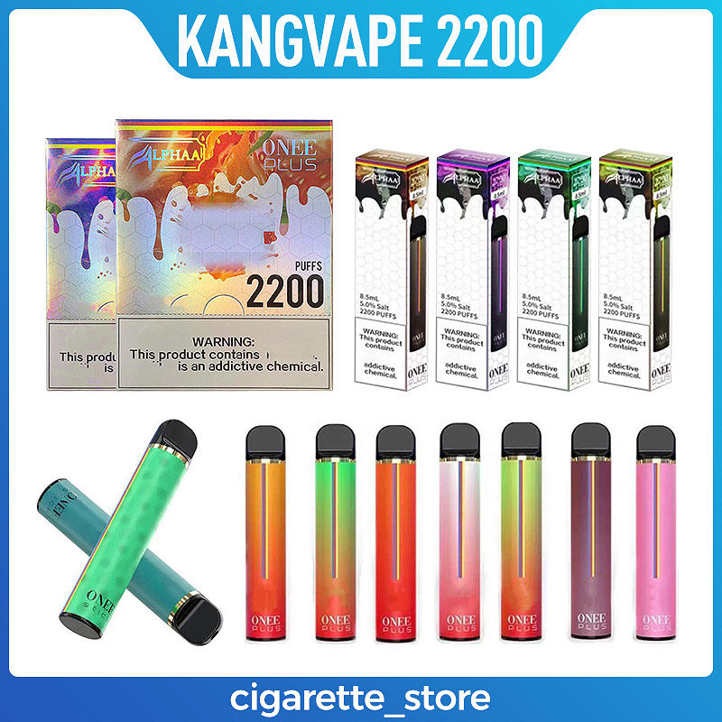 

kangvape Alphaa 2200Puffs One Stick Disposable Electronic Cigarettes Vape Pen Device 8.5ml Cartridge Pod Manufacturers direct high quality vs geek bar bang