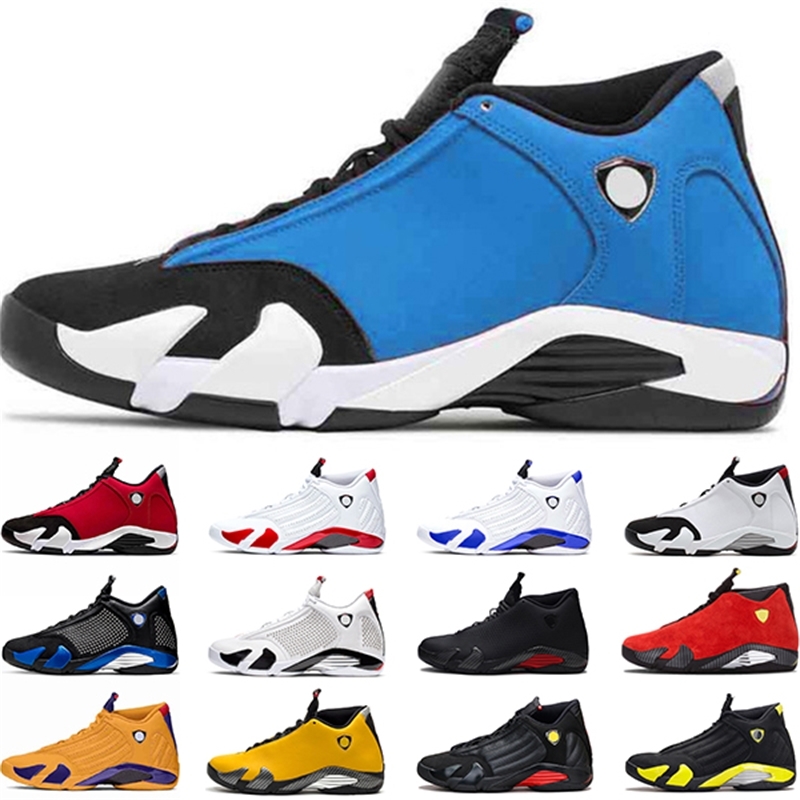 

Jumpman 14 14s Men Basketball Shoes Gym Blue Red Candy Cane University Gold Hyper Royal Mens trainers Sports Sneakers Size 40-47, 1 gym blue