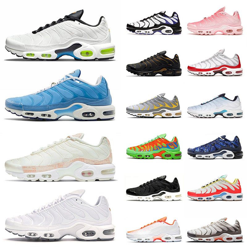 

Wholesale Tn Plus Running Shoes University Blue Pink Snakeskin Triple White Special Sherbert Max Tns Pink Oxford Sports Sneakers Trainers Size 12, C31 university red 40-46