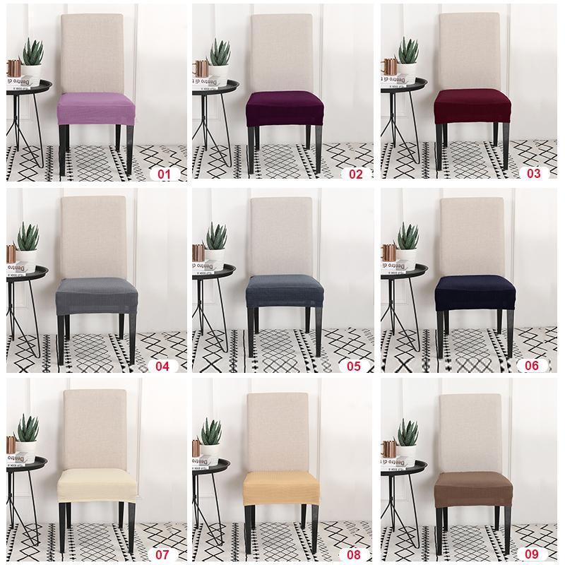 

Chair Covers Printed Elastic Seat Cover Large Office Restaurant Banquet El Home Decoration Removable