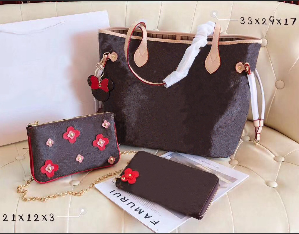 

Top Quality Leather 3pcs/set Luxurys Designers Crossbody Bags Shoulder Women Messenger Handbag Bag Chain Strap Cross Body Fashion Ladies Flap Purse Clutch Totes, 28