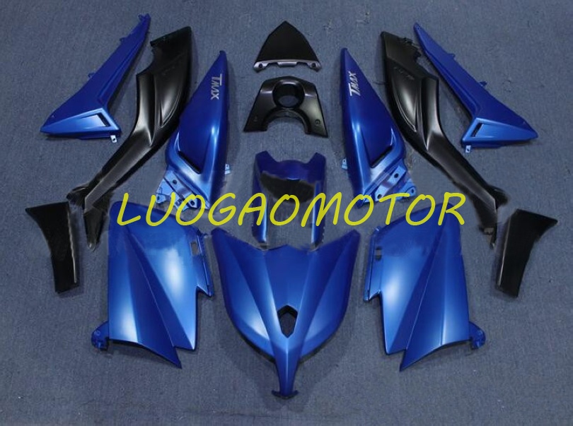 

Injection Free Gift Custom Bodywork Fairings Kit For YAMAHA TMAX530 TMAX 530 2012 2013 2014 12 13 14 ABS Plastic Motorcycle Fairing Kits High Quality Blue Black